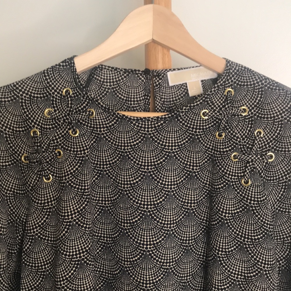 NWOT MICHAEL Michael Kors long-sleeve blouse.
